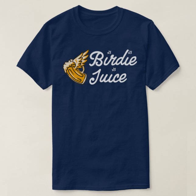 Birdie Juice Funny Golf T Shirt (Design framsida)