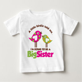 Birdie kommer att bli en stor syster t shirt