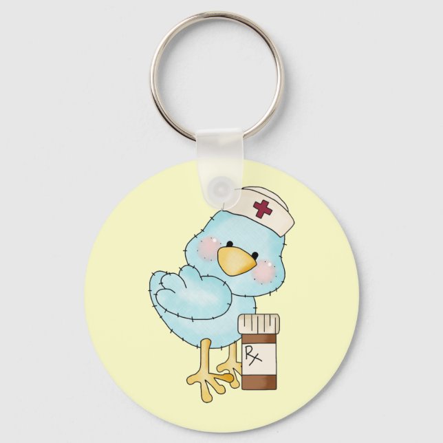Birdie Nurse Keychain Nyckelring (Framsida)