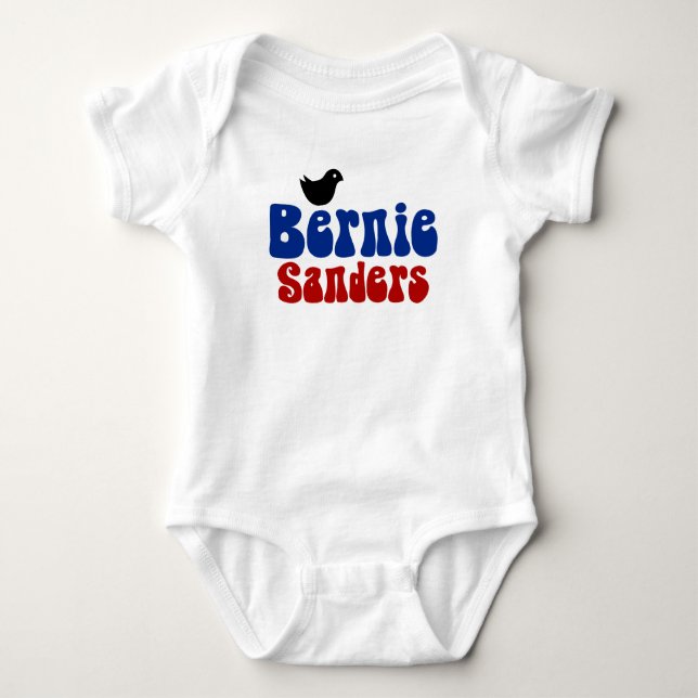 Birdie Sanders 2016 Retro Bernie Tee (Framsida)