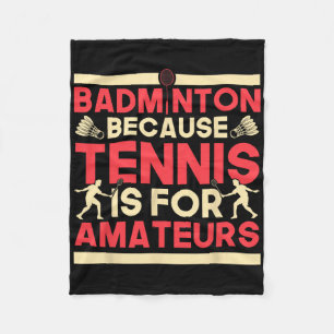 Birdie Shuttle Badminton eftersom tennis är till f Fleecefilt