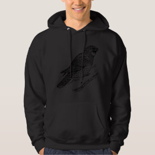 Birding A WhipPoorWill Bird Ornitholog Hoodie