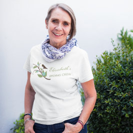 Birding Crew Birthday T Shirt