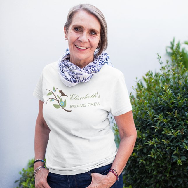 Birding Crew Birthday T Shirt (Skapare uppladdad)