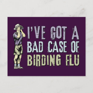Birding Flu Vykort