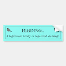 Birding hobby eller förföljabildekal