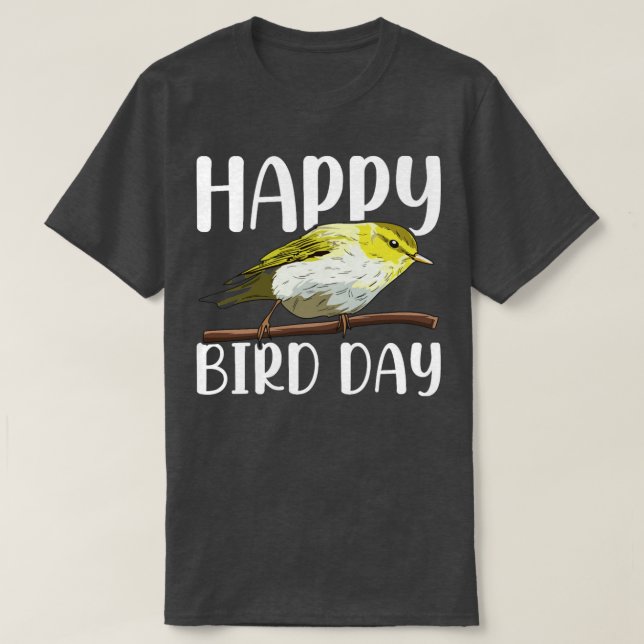 Birding Pun för fågelexpert T Shirt (Design framsida)