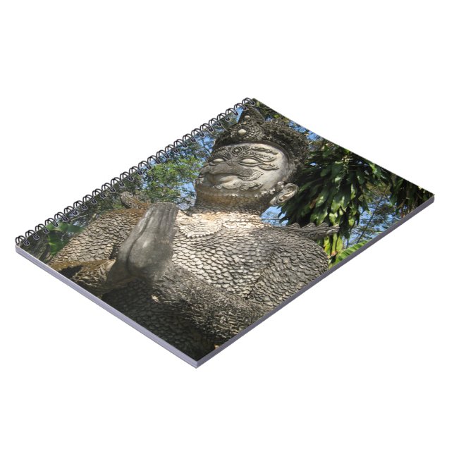 Birdman Wai.. Nong Khai, Isaan, Thailand Anteckningsbok Med Spiral (Vänstra Sidan)