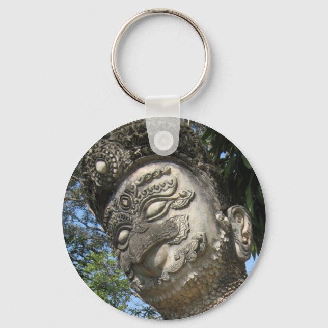 Birdman Wai.. Nong Khai, Isaan, Thailand Nyckelring (Framsida)