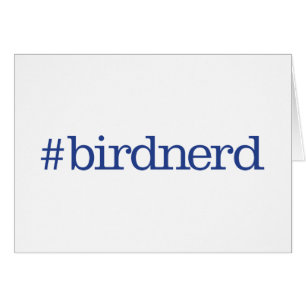 #birdnerd hälsningskort