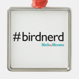 #BirdNerd Julgransprydnad Metall