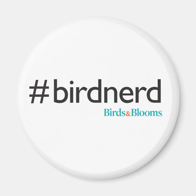 #BirdNerd Magnet (Framsidan)