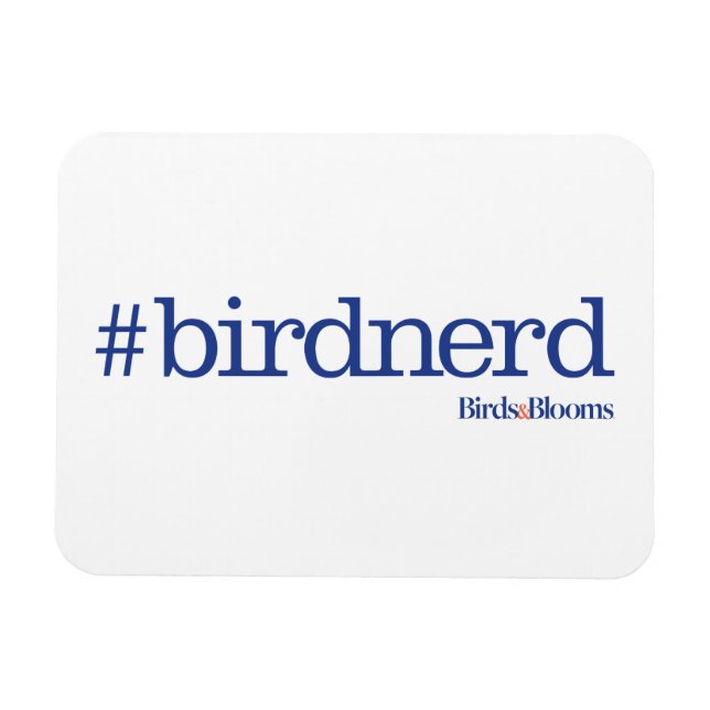 #birdnerd magnet (Horisontell)