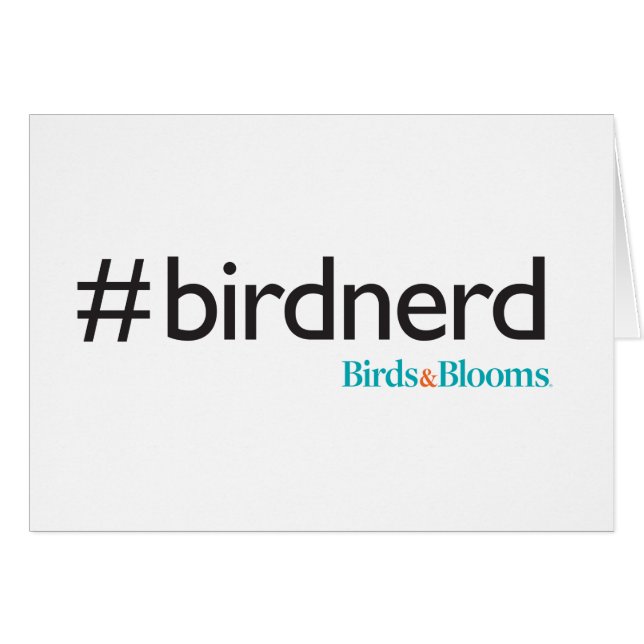 #BirdNerd OBS Kort (Framsidan Horizontal)