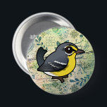 Birdorable Adelaides Warbler Knapp<br><div class="desc">I denna livliga bild visas en Adelaides Warbler, en utpräglad sångfågel som bara finns i Puerto Rico. Som illustreras i vårt namnteckning tecknad-inspirerade stil, framhäver designen sin ljusa gult, överdelar av skiffer-grått och fet svart öga rand. Med sin petite ram, sina skarpa vita accents vinge och sitt slender-slag är denna...</div>