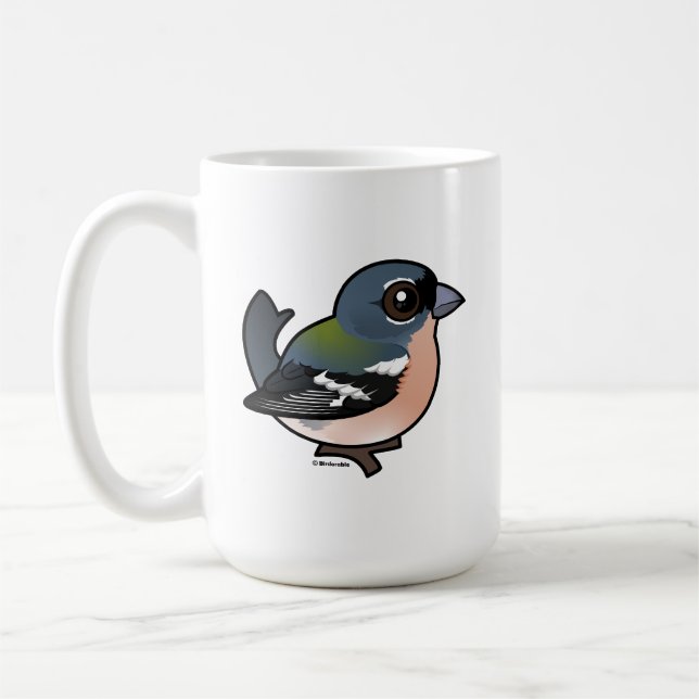 Birdorable African Chaffinch Kaffemugg (Vänster)