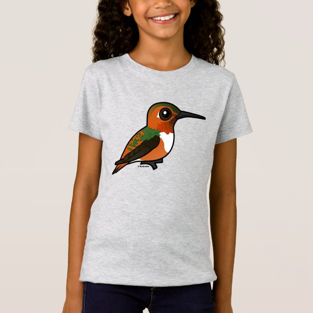 Birdorable Allens Hummingbird T Shirt (Framsida)