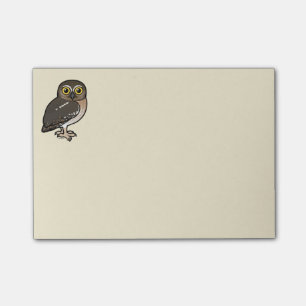 Birdorable älvauggla post-it block