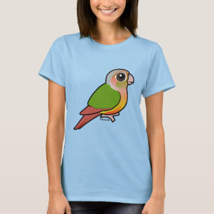 Birdorable ananas Grönt-varade fräck mot Conure T Shirt