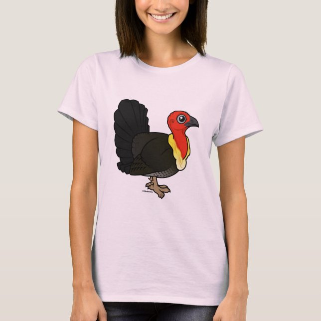 Birdorable Australian Brushturkey T Shirt (Framsida)