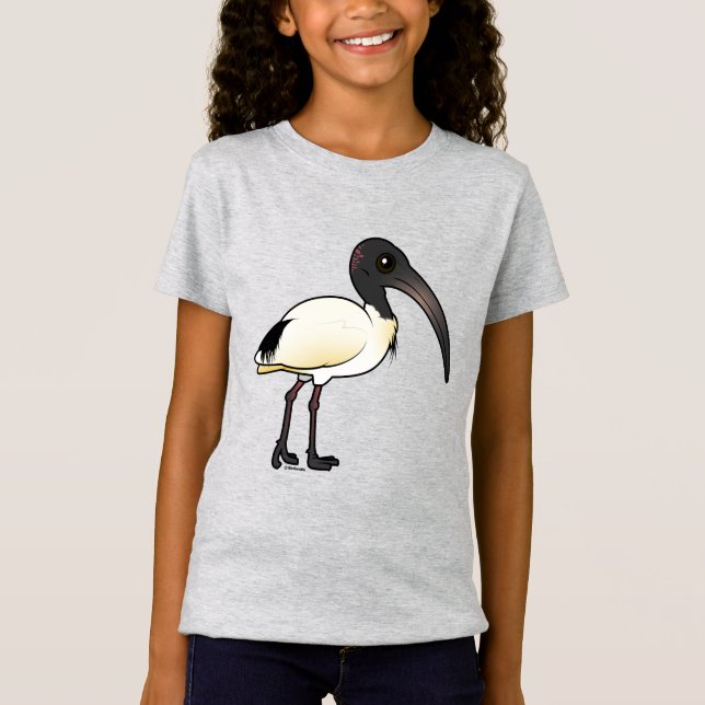 Birdorable Australian Ibis T Shirt (Framsida)