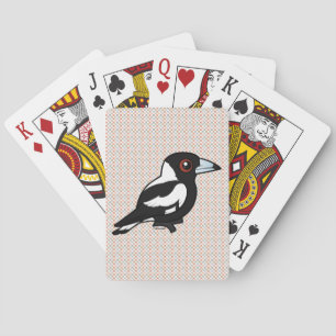 Birdorable Australian Magpie Spelkort