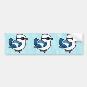 Birdorable Azure Tit Bildekal