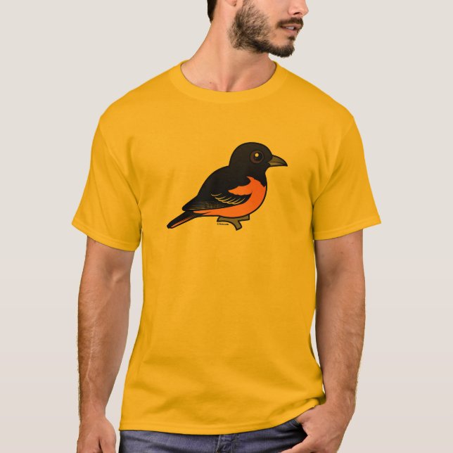 Birdorable Baltimore Oriole T-shirt (Framsida)