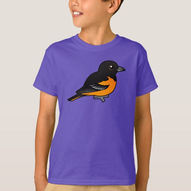 Birdorable Baltimore Oriole T-shirt (Framsida)