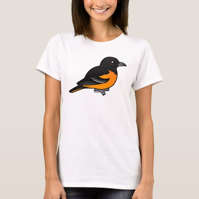 Birdorable Baltimore Oriole T-shirt (Framsida)