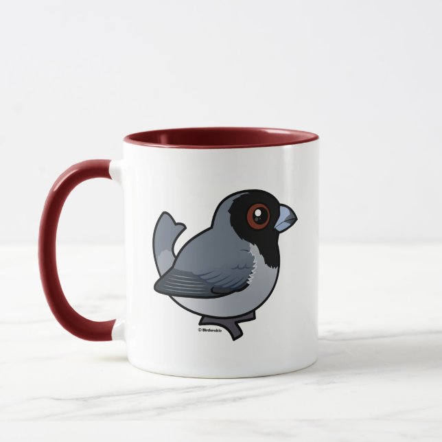 Birdorable Black-face Tanager Mugg (Vänster)
