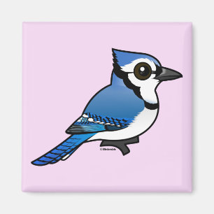 Birdorable blått Jay Magnet