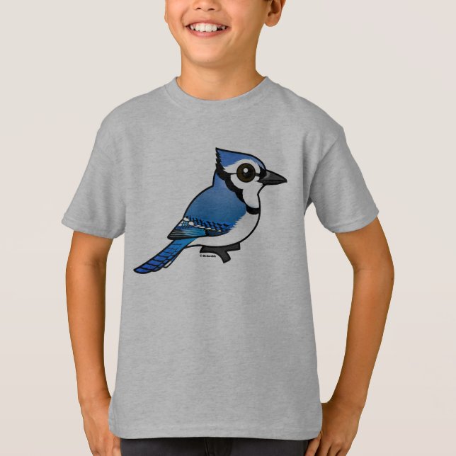 Birdorable blått Jay Tröja (Framsida)