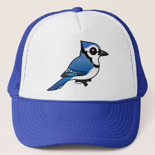 Birdorable blått Jay Truckerkeps