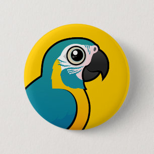 Birdorable Blått-throated Macaw Knapp