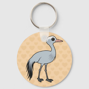 Birdorable blåttkran nyckelring