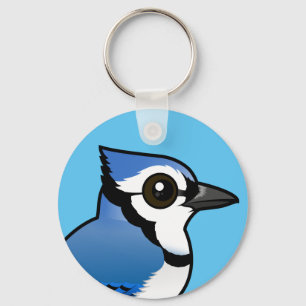 Birdorable Blue Jay Nyckelring