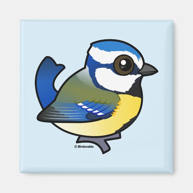 Birdorable Blue Tit Magnet (Framsidan)