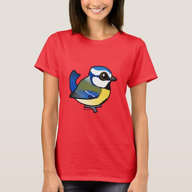 Birdorable Blue Tit T Shirt (Framsida)