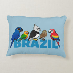 Birdorable Brasilien Prydnadskudde