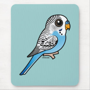 Birdorable Budgie blått Musmatta