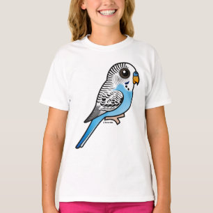 Birdorable Budgie blått T-shirt