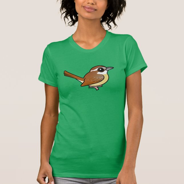 Birdorable Carolina gärdsmyg T Shirt (Framsida)