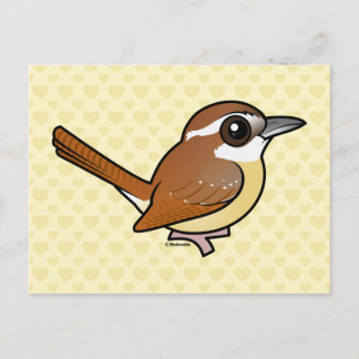 Birdorable Carolina Wren Vykort