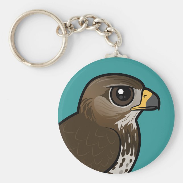 Birdorable Common Buzzard Nyckelring (Framsidan)
