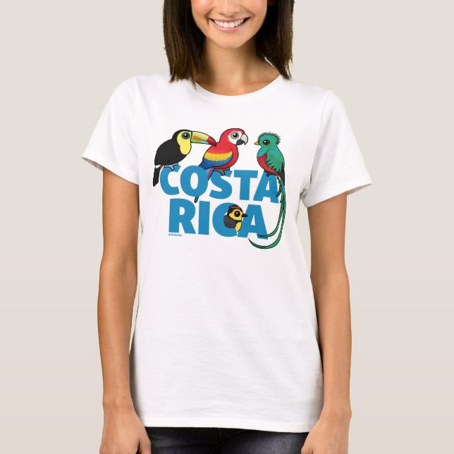 Birdorable Costa Rica T-shirt (Framsida)