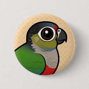 Birdorable Crimson-buktade parakiter Knapp