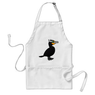 Birdorable Dubbla Crested Cormorant Förkläde