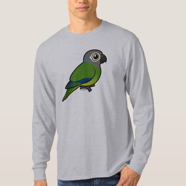 Birdorable Dusky-hövdade Conure T-shirt (Framsida)