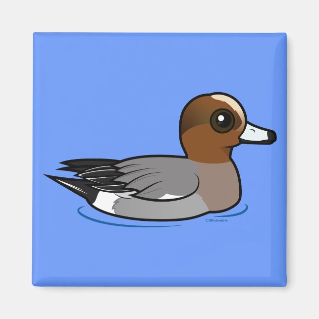 Birdorable Eurasian Wigeon Magnet (Framsidan)